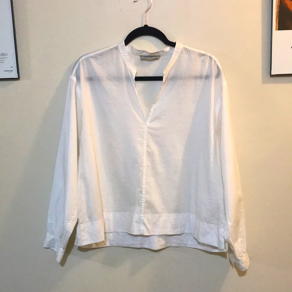 Everlane White Cotton Blouse